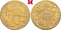 ITALIEN Zecchino A VI/1764, Rom. Clemens XIII., 1758-1769. Vorz&uuml;glich 1475,00 EUR  + 9,90 EUR frais d'envoi