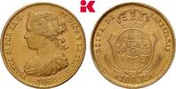 SPANIEN 100 Reales 1862. Sevilla, Isabella II., 1833-1868. Vorz&uuml;glich 1095,00 EUR  + 9,90 EUR frais d'envoi