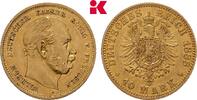 PREUSSEN 10 Mark 1888 A. Wilhelm I., 1861-1888. Fast vorz&uuml;glich 625,00 EUR  + 9,90 EUR frais d'envoi
