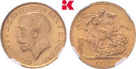 S&Uuml;DAFRIKA Pound 1927. SA, Pretoria. George V., 1910-1936. Vorz&uuml;glich-Ste... 1195,00 EUR  + 9,90 EUR frais d'envoi