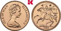 GROSSBRITANNIEN / IRLAND 1/2 Pound 1982. Elizabeth II, 1952-2022. FDC-, Kratzer
