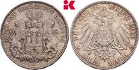 HAMBURG 3 Mark 1914. Freie und Hansestadt. SUP+