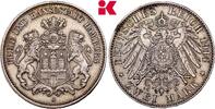 HAMBURG 2 Mark 1914. Freie und Hansestadt. Fast vorzüglich