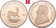SÜDAFRIKA 1/2 Krügerrand 1992 Pretoria. Auflage: 2.067 Exemplare Südafrikanische Republik. FB