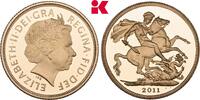 GROSSBRITANNIEN / IRLAND Sovereign 2011, London. Elizabeth II, 1952-2022. FB