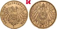 LÜBECK 10 Mark 1904. Auflage: 10.000 Exemplare. Freie und Hansestadt. SUP+