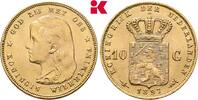 NIEDERLANDE 10 Gulden 1897, Wilhelmina, 1890-1948. Vorz&uuml;glich + 895,00 EUR  + 9,90 EUR frais d'envoi