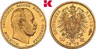 PREUSSEN 10 Mark Wilhelm I., 1861-1888. -