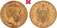 SACHSEN 10 Mark Albert, 1873-1902. -