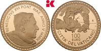 Vatikan 100 Euro ANNO V/2009 R, Rom. Auflage: 998 Exemplare. Benedikt XV... 4665,00 EUR  + 9,90 EUR frais d'envoi
