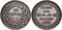 Frankreich, Königreich Kleine Silbermedaille Louis Philippe, 1830-1848 -