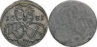 Habsburg Einseitiger 2 Pfennig, Wien Leopold I., 1657-1705 -