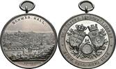 Schwäbisch Hall Tragbare Silbermedaille v. W. Mayer, auf das 15. Württemberg. Ladenschießen -