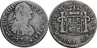 Guatemala 1/2 Real NG-M, Nueva Guatemala Carlos IV., 1788-1808 -