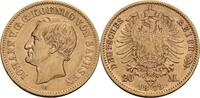Sachsen 20 Mark E, Dresden Johann, 1854-1873 -