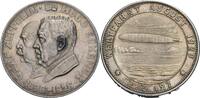 Luftfahrt Silbermedaille v. J. Bernhart, auf die Weltfahrt des LZ 127 -