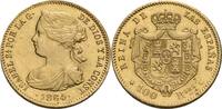 Spanien 100 Reales, Madrid Isabella II., 1833-1868 -