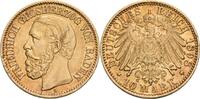 Baden 10 Mark G, Karlsruhe Friedrich I., 1852-1907 -