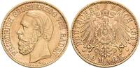 Baden 10 Mark G, Karlsruhe Friedrich I., 1852-1907 -