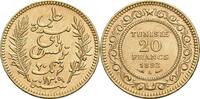 Tunesien 20 Francs A, Paris Französisches Protektorat -
