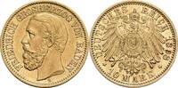 Baden 10 Mark G, Karlsruhe Friedrich I., 1852-1907 -