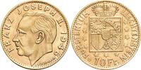 Liechtenstein, Fürstentum 10 Franken, Bern Franz Joseph II., 1938-1989 -