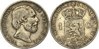 Niederlande 1 Gulden König Wilhelm III -