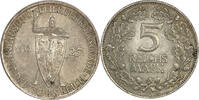 Weimarer Republik 5 Mark 1925 A Rheinlande vz 95,00 EUR  + 10,80 EUR frais d'envoi