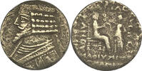 Baktrien Parther Tetradrachme Phrates IV. König und Athena -