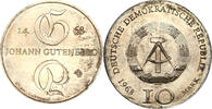 DDR 10 Mark Johann Gutenberg -