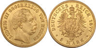 Kaiserreich Hessen 5 Mark 1877 H Grosherzog Ludwig III SUP+