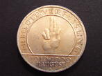 Weimaer Republik 3 Reichsmark Schwurhand 1929A fvzgl