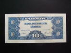 BRD 10 Mark 1949 SUP-, geknickt