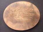 Drittes Reich Plakette NSFK Deutschlandflug 1938 Leichtmetall bronziert, Nummer 1275 SUP, Patiniert