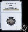 GERMANY 1915 1/2 MARK – Wilhelm II – Berlin NGC MS 64