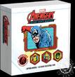 Niue 2 DOLLARS 2023 – 1 Silver Ounce – Marvel Avengers 60th Anniversary – Captain America FB