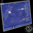 Niue 2 DOLLARS 2025 – 1 Silver Ounce – STAR WARS – X-Wing T-70 Blueprint – AGORO – FB