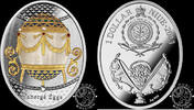 Niue 1 DOLLAR Silver Proof Ounce – Fabergé Eggs – Cradle Garlands -