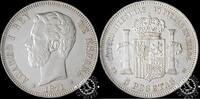 Spain 5 PESETAS 5 PESETAS – AMADEO I – SD M -