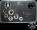 Switzerland COIN SET Swiss Franc Set – Rhône Glacier (Rhonegletscher) -