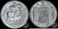 Spain 1945 10 CÉNTIMOS – Franco – PLUS SC / SPL