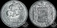 Spain 1945 10 CÉNTIMOS – Franco – PLUS SC / SPL