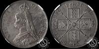 Great Britain 4 SHILLINGS / 2 FLORINS 1889 4 SHILLINGS / 2 FLORINS – Lon... 220,00 EUR  + 10,00 EUR frais d'envoi