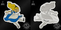 Niue 3 DOLLARS 2025 – 2 Silver Ounces – Alice in Wonderland – Proof 219,95 EUR  + 10,00 EUR frais d'envoi