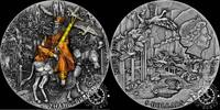 Niue 5 DOLLLARS 5 DOLLARS High Relief – The Inmortal Eights – Zhang Guolao -