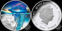 Tuvalu 1 DOLLAR 1 DOLLAR SILVER PROOF – Australia’s Bluebottle -