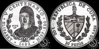 CUBA 10 PESOS 10 PESOS - 500 Years of the Decovery of America - Isabella the Catholic - -