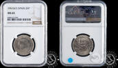 SPAIN 25 PESETAS 25 PESETAS - Franco - -