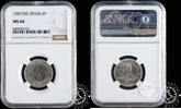 SPAIN 5 PESETAS 5 PESETAS - Franco - TOP POP - -