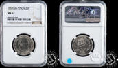 SPAIN 25 PESETAS 25 PESETAS - Franco - TOP POP - -